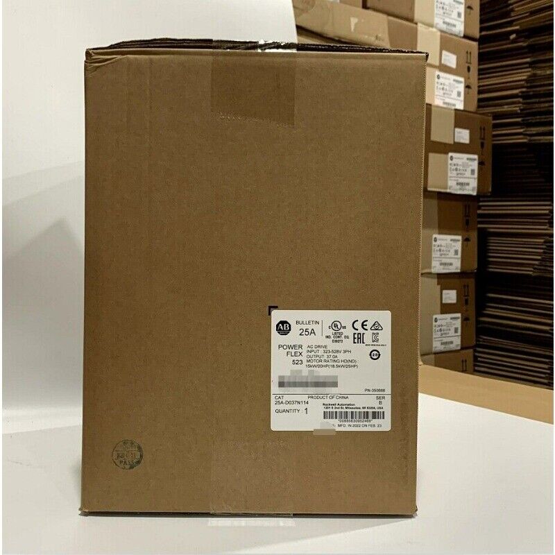 Allen-Bradley PowerFlex 523 AC Drive 25A in box. Industrial Automation Equipment
