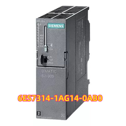 SIMATIC S7-300 CPU 314, gray industrial PLC module with Siemens logo and model number 6ES7314-1AG14-0AB0.