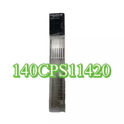 Schneider Electric 140CPS11420 AC Power Supply, Modicon Quantum PLC rack, industrial automation part