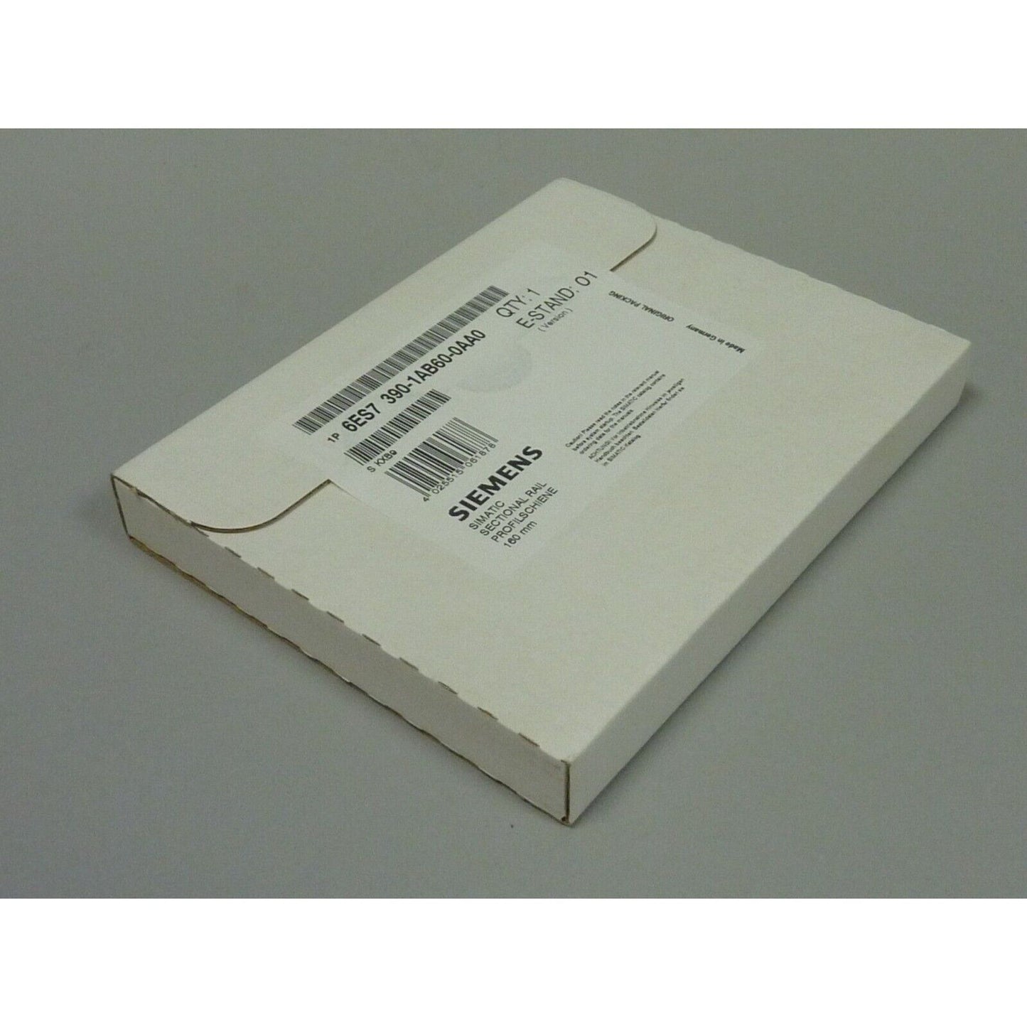 Siemens S7-300 mounting rail 160mm in packaging, 6ES7 390-1AB60-0AA0 PLC part