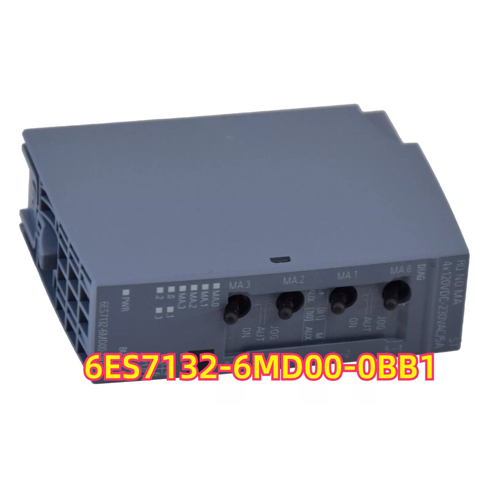 Siemens SIMATIC ET 200SP Relay Module 6ES7132-6MD00-0BB1, gray industrial automation component.