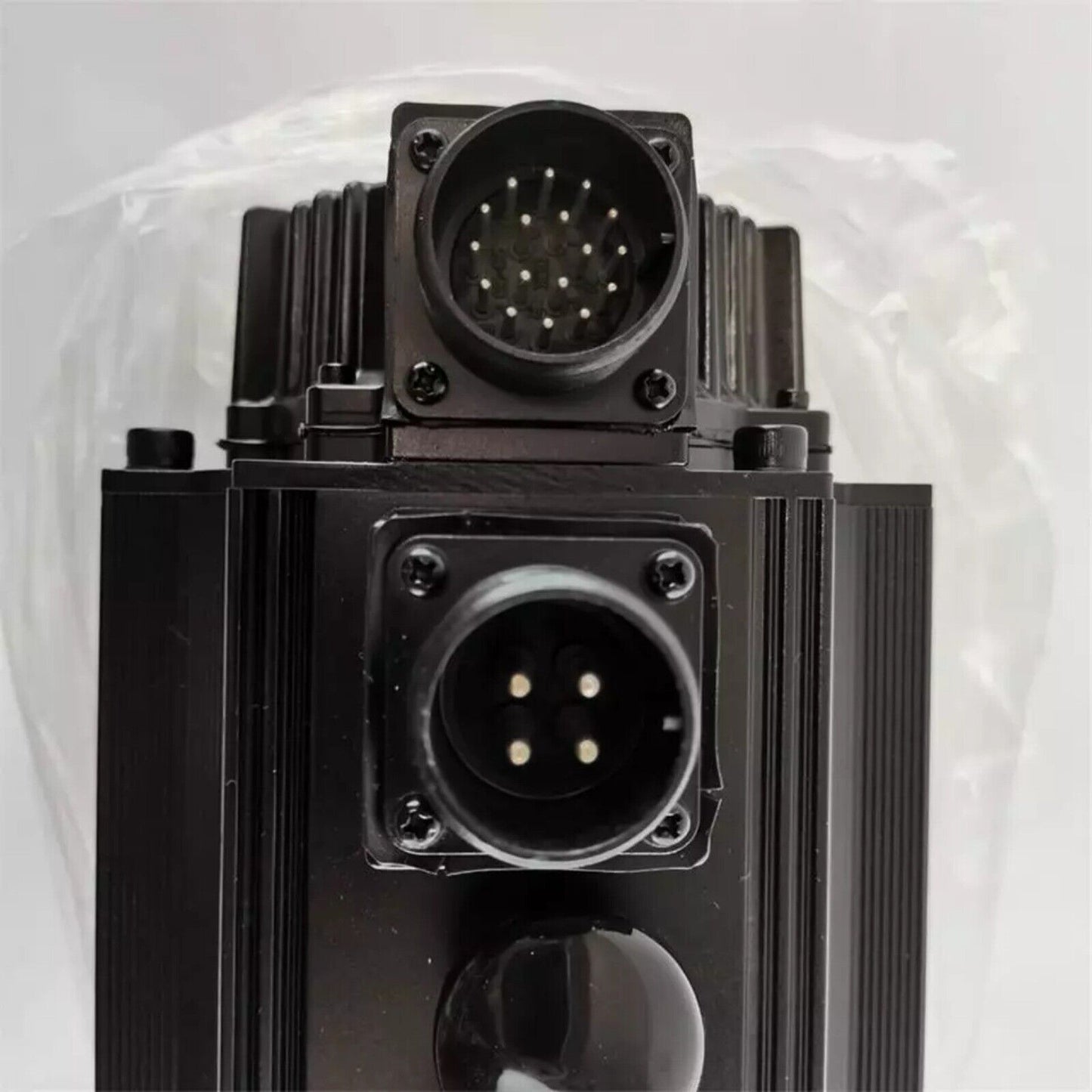 YASKAWA SGMG-13A2AB AC servo motor close-up, industrial automation part