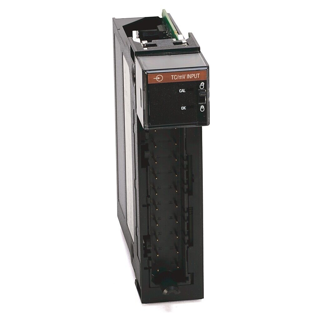 Allen-Bradley PLC Module with TC/mV INPUT, CAL and OK indicators
