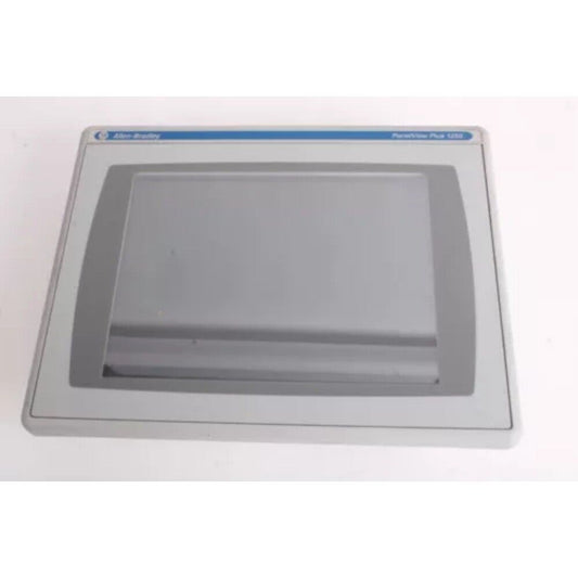 Allen-Bradley PanelView Plus 1250 HMI, gray touchscreen industrial interface
