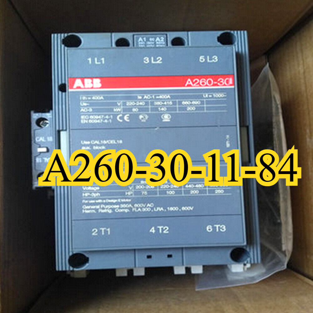 ABB A260-30-11-84 Contactor PLC Module. Industrial automation part, 220-240V.