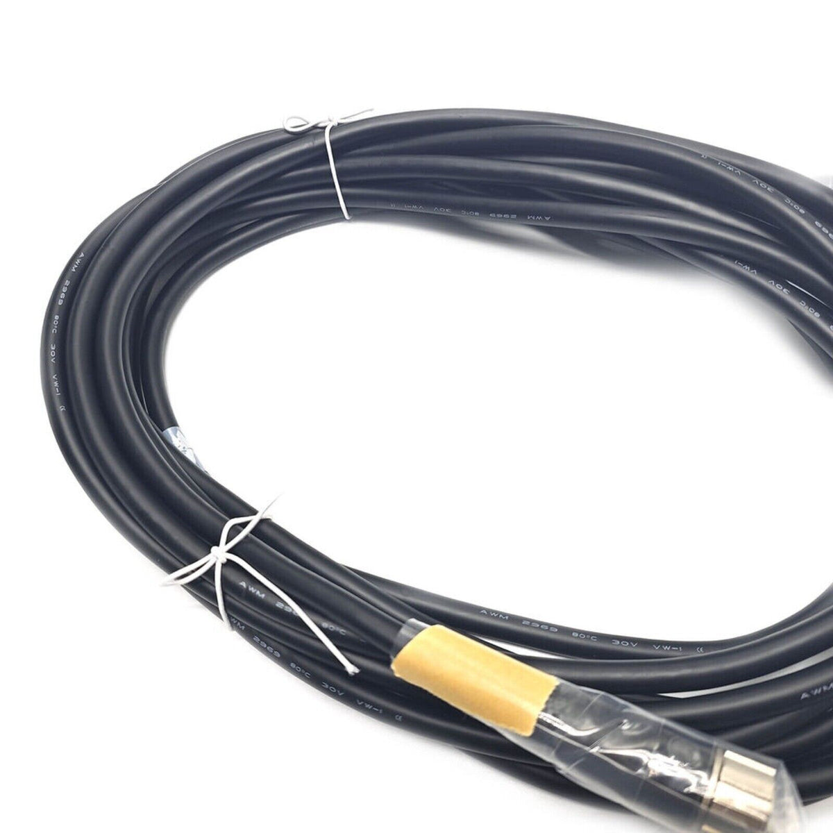 Yaskawa 8M Robot Wiring Cable HB1371456-1, black cable with connectors, industrial automation component.