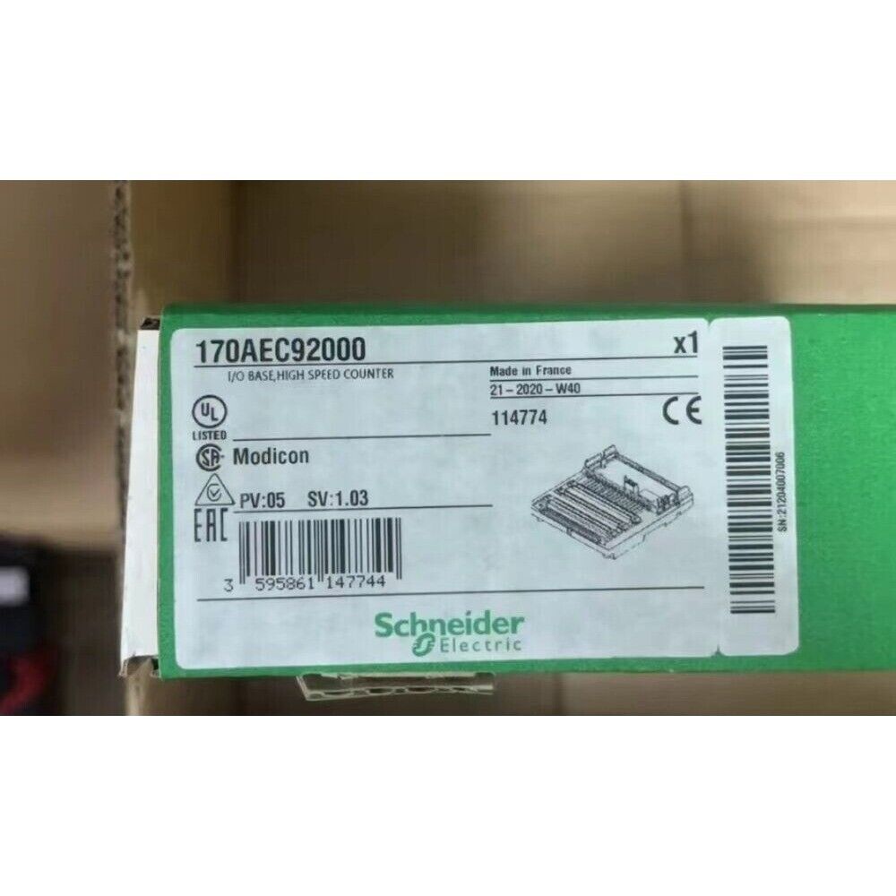 Schneider Electric 170AEC92000 I/O Base High Speed Counter Module, industrial automation part.
