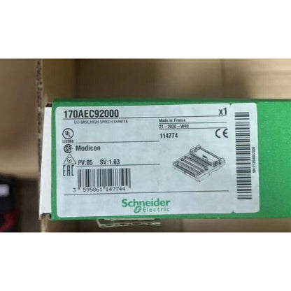 Schneider Electric 170AEC92000 I/O Base High Speed Counter Module, industrial automation part.
