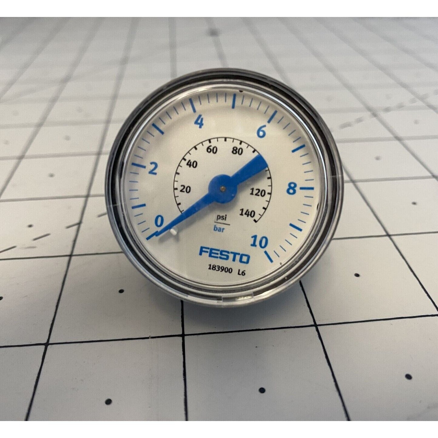 Valve | Festo | MA-40-10-G1/4-EN 183900 Manometer Pressure Gauge Series L6