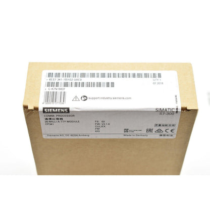 Siemens SIMATIC S7-300 CP 341 PLC Module, Industrial Automation Part in box, Made in Germany.