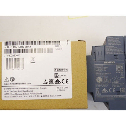 Siemens LOGO! DM16 24 expansion module, model 6ED1 055-1CB10-0BA2, industrial automation part