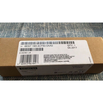 Siemens 6ES7 193-4CF50-0AA0 terminal module in original packaging, industrial automation part