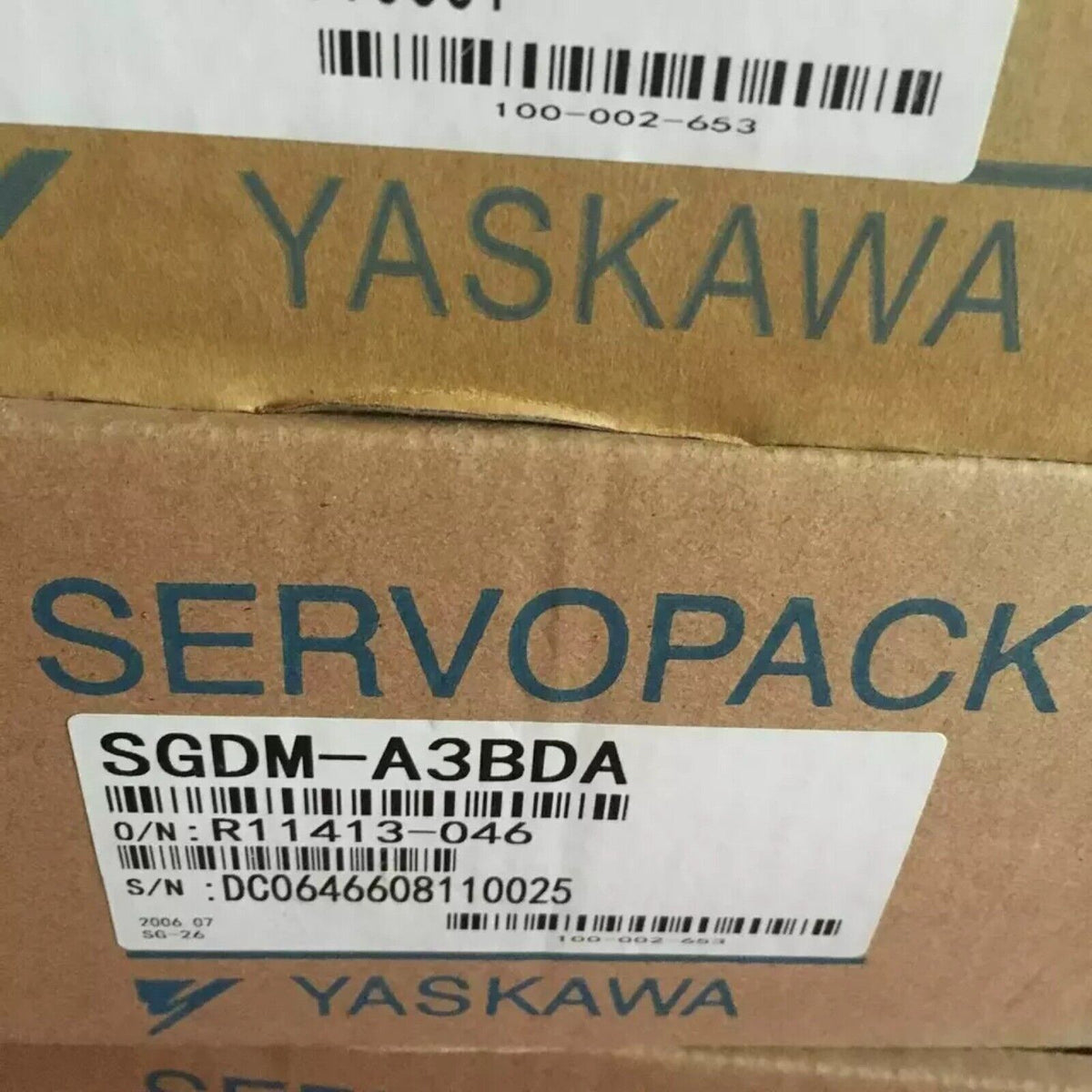 YASKAWA SGDM-A3BDA Servo Drive on Box, Industrial Automation Part
