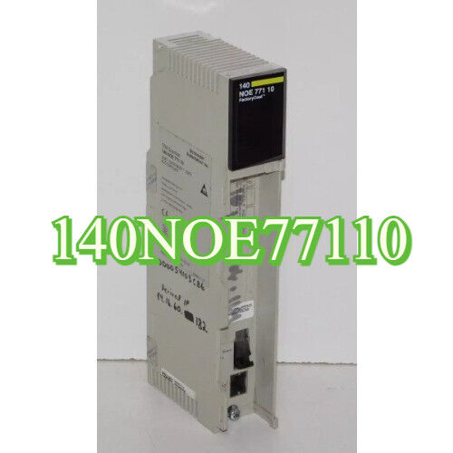 Schneider Electric 140NOE77110 PLC Module, industrial automation part.