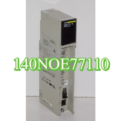 Schneider Electric 140NOE77110 PLC Module, industrial automation part.