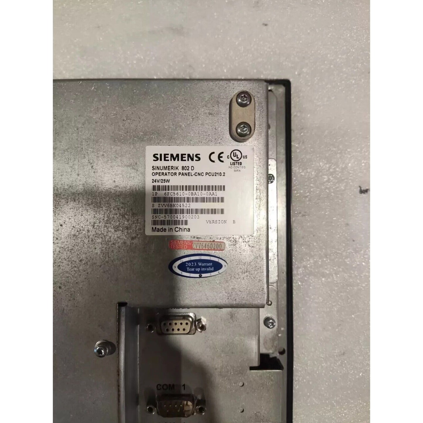 Siemens SINUMERIK 802D Operator Panel CNC PCU210.2, 6FC5610-0BA10-0AA1, industrial automation part