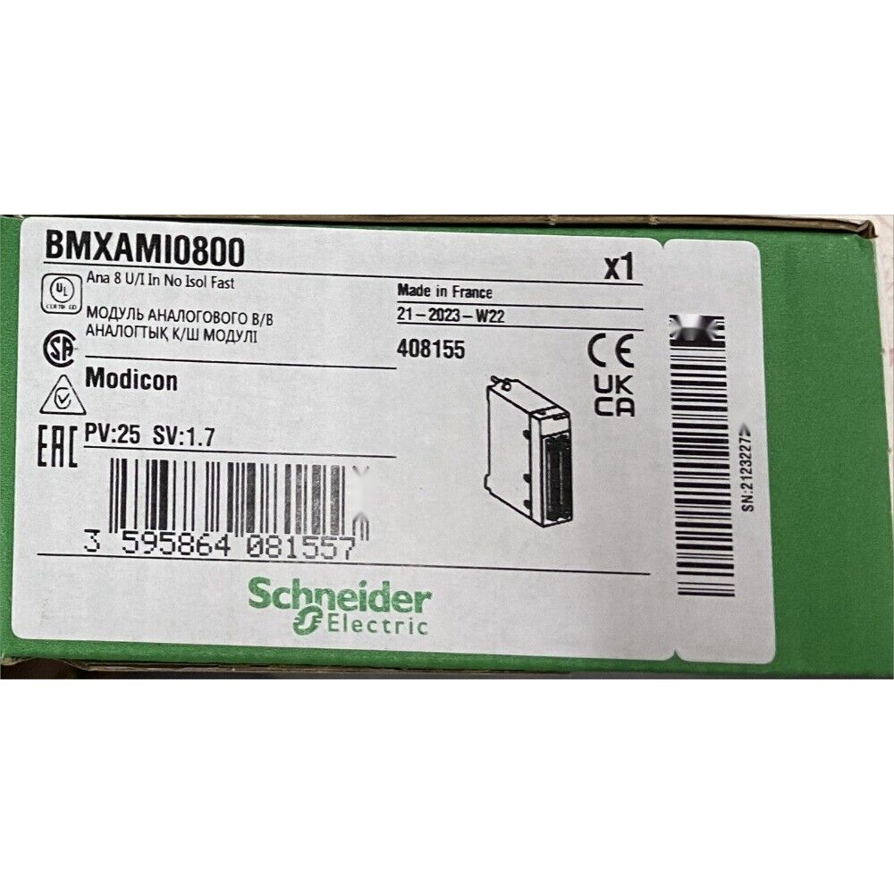 Schneider Electric BMXAMI0800 Non-isolated Analog Input Module