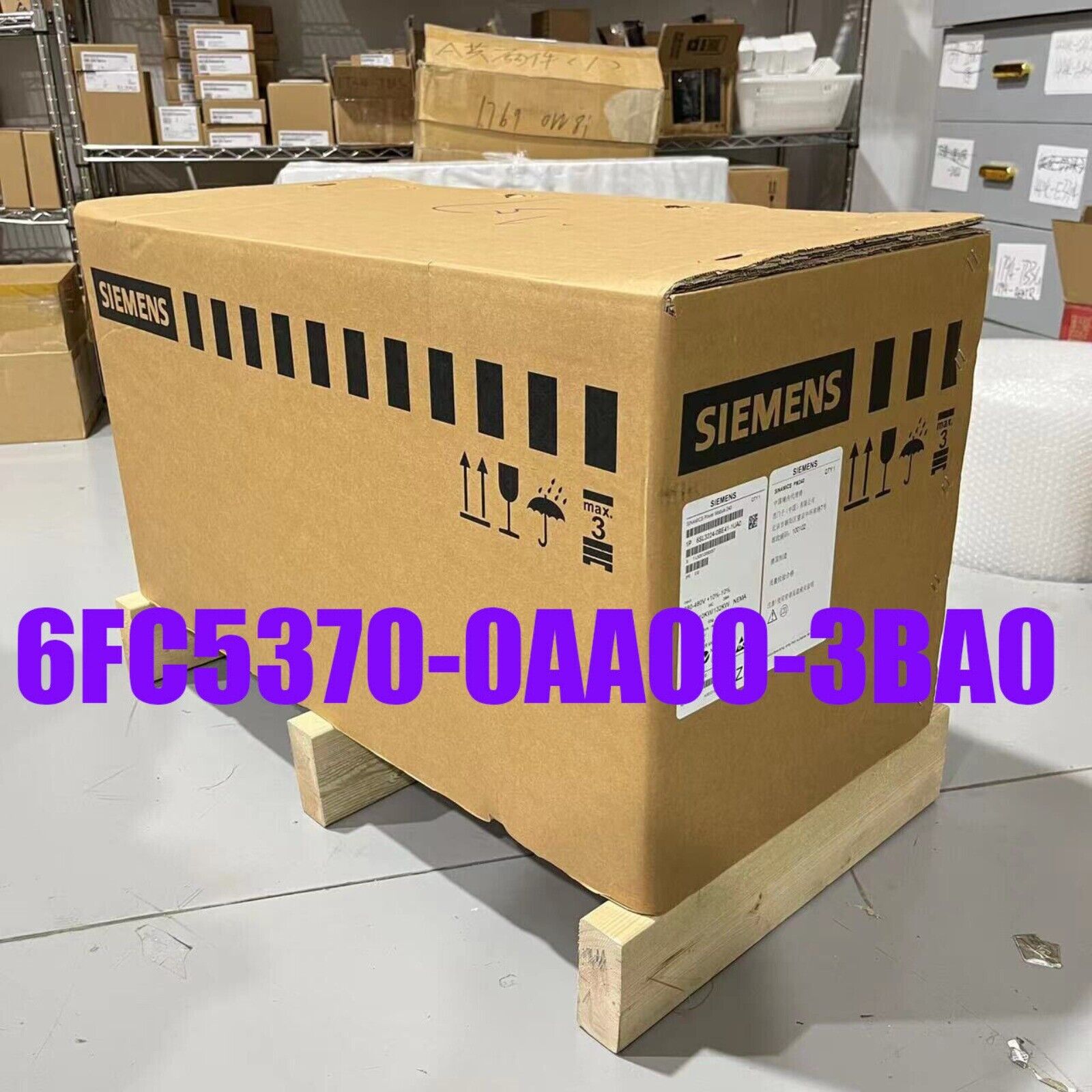 Siemens 6FC5370-0AA00-3BA0 CNC operator panel in box. PLC equipment.