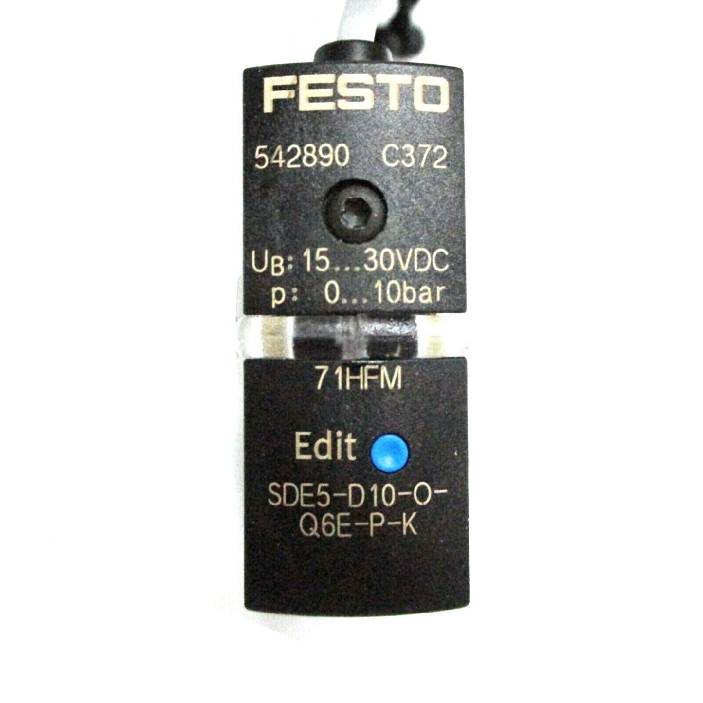 Sensor | Festo | SDE5-D10-O-Q6E-P-K 542890 PLC Pressure Switch Sensor Switches