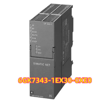 Siemens SIMATIC NET CP 343-1 PROFIBUS DP interface module 6GK7343-1EX30-0XE0, gray industrial automation equipment