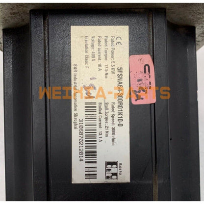 B&R 5FSNA64-300R01K10-0 servo motor detail, industrial automation part, 5.5KW, 400V, used condition, from Radwell.