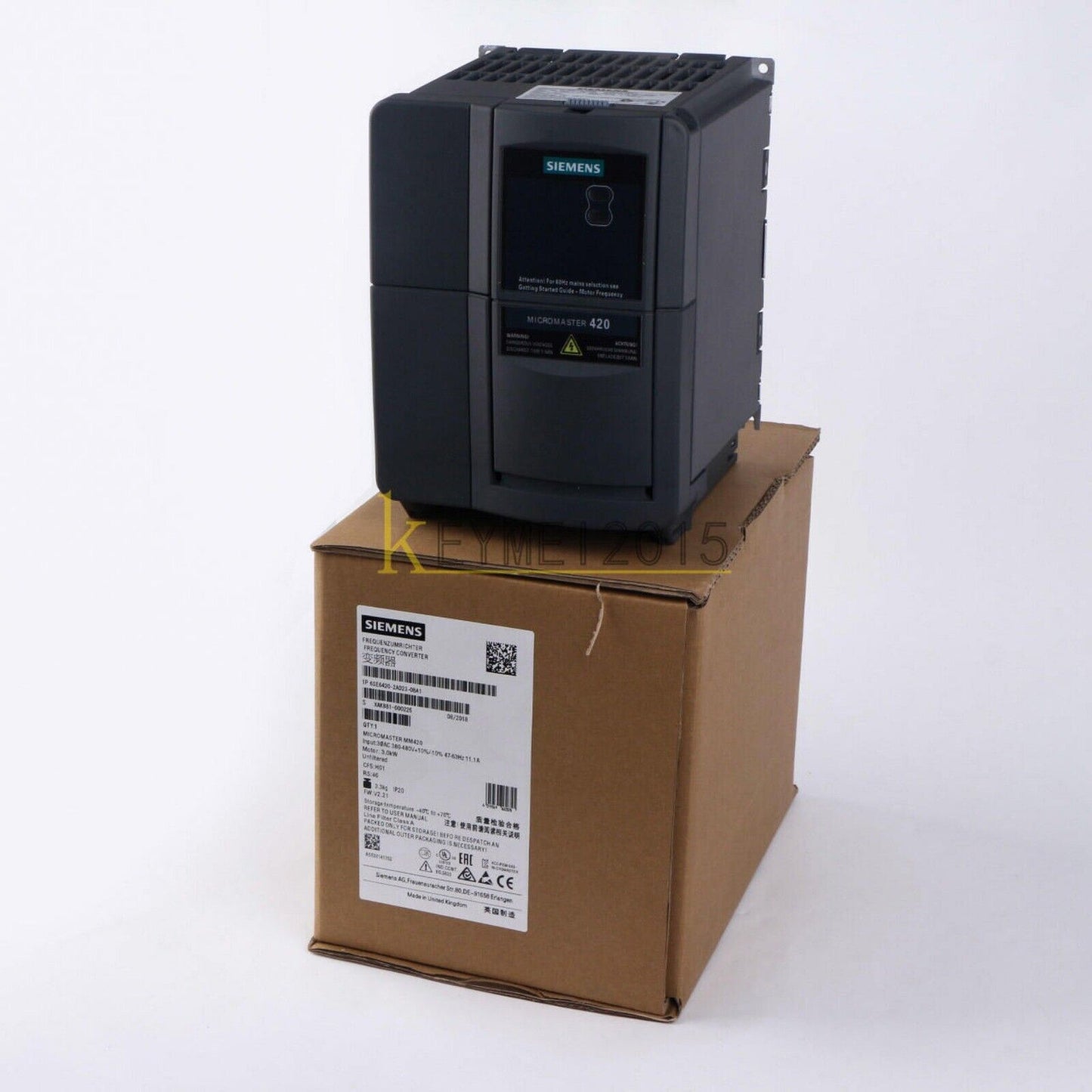 Series: Variable Frequency Drive | Siemens | 6SE6420-2AD23-0BA1 6SE6 420-2AD23-0BA1 MICROMASTER 420 with Filter