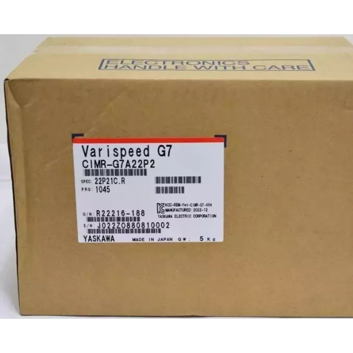 Yaskawa G7 Drive CIMR-G7A22P2 Inverter Box, new industrial automation equipment