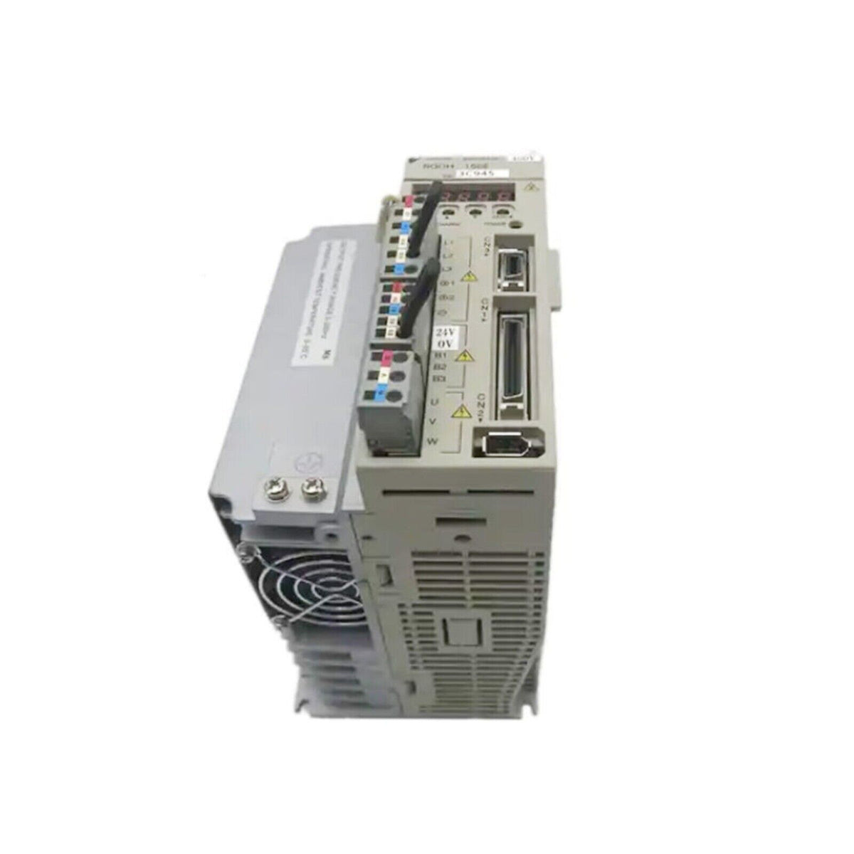 YASKAWA SGDH-15DE Servo Drive, industrial automation component with labels and connectors.
