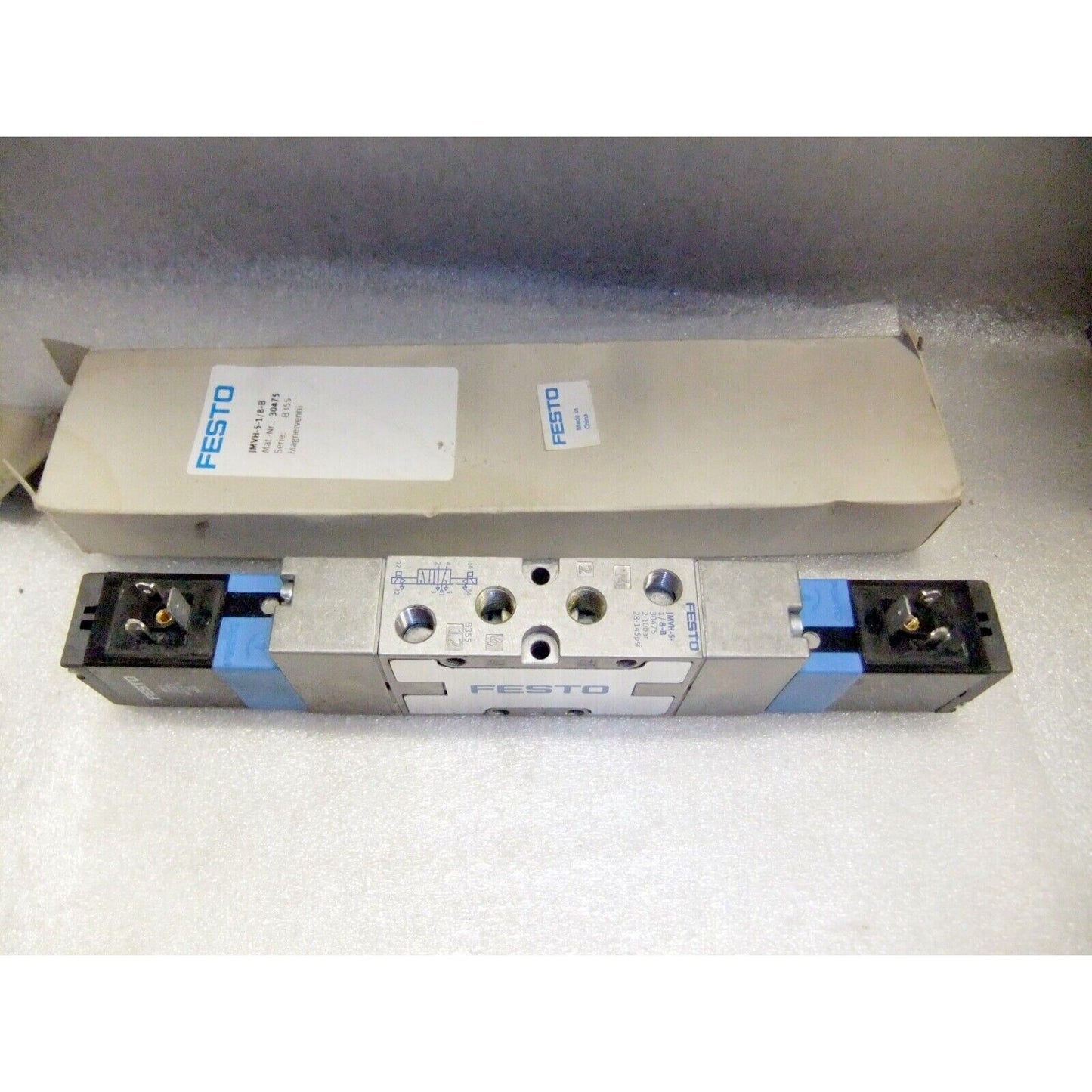 Festo JMVH-5-1/8-B Solenoid Valve with box, industrial automation part