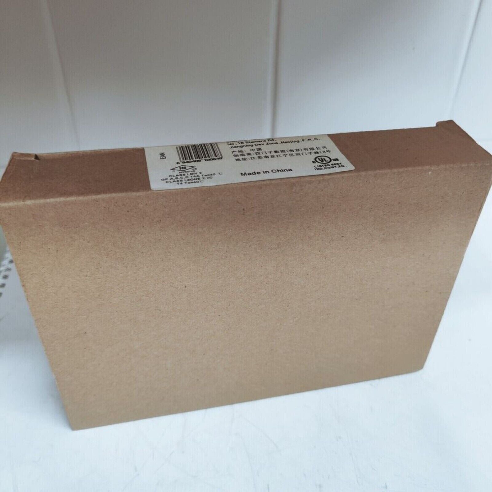 Siemens 6ES7290-6AA30-0XA0 SM 12XX cable packaging, Made in China, product box