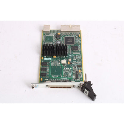 National Instruments PXI-6602 8-Channel PXI Counter/Timer Module. Electronic circuit board with multiple ports.