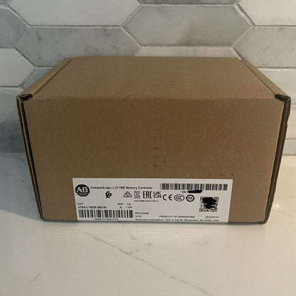 Allen-Bradley CompactLogix L19ER-BB1B Controller in Brown Box, Product of Singapore