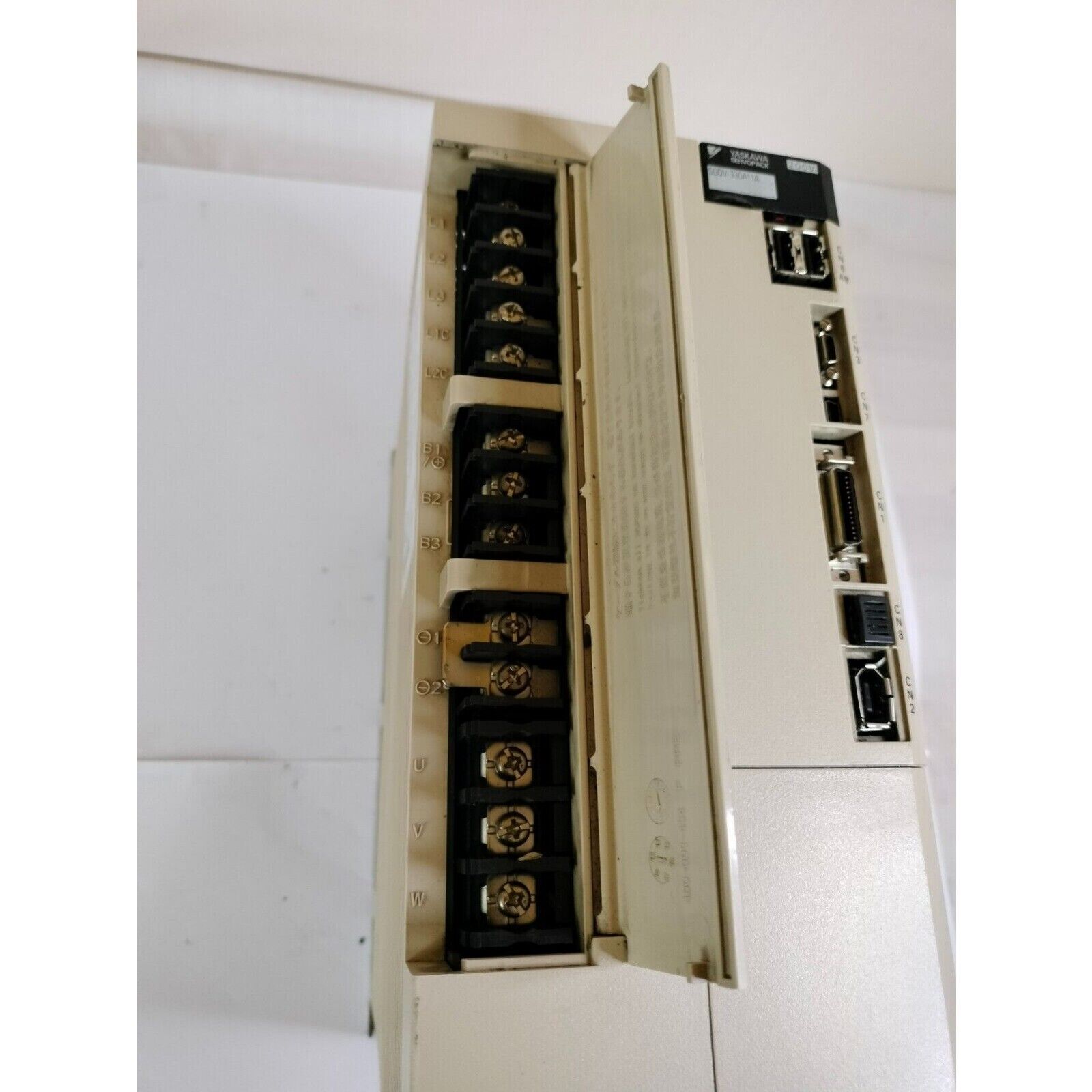 YASKAWA SGDV-330A11A Servopack Servo Drive - beige industrial automation equipment