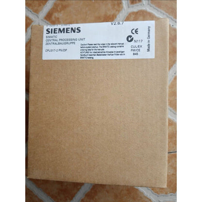 Siemens SIMATIC S7-300 CPU317-2 PN/DP in packaging. Made in Germany. Industrial PLC automation part.