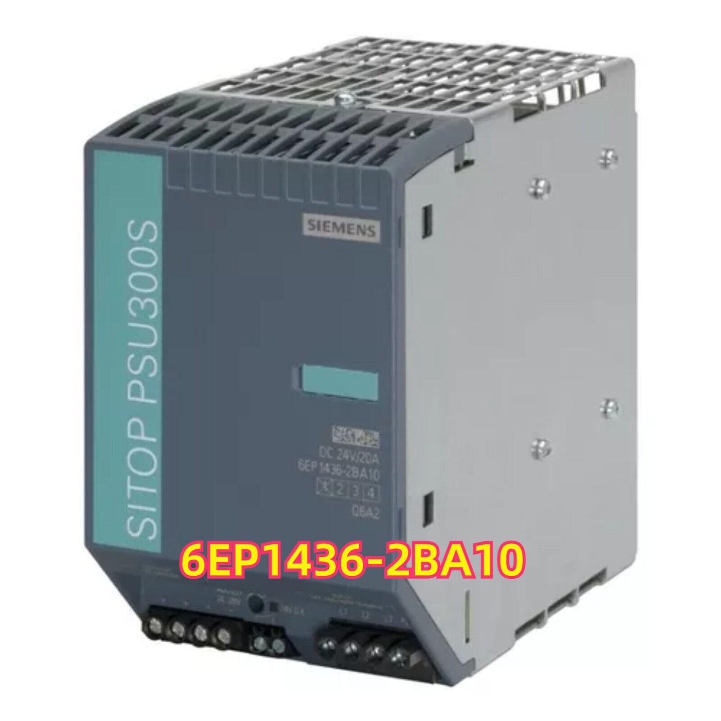 Siemens SITOP PSU300S Stabilized Power Supply 6EP1436-2BA10, Industrial automation power supply.
