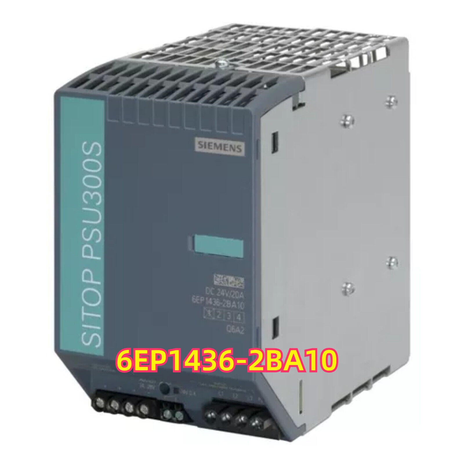 Siemens SITOP PSU300S Stabilized Power Supply 6EP1436-2BA10, Industrial automation power supply.