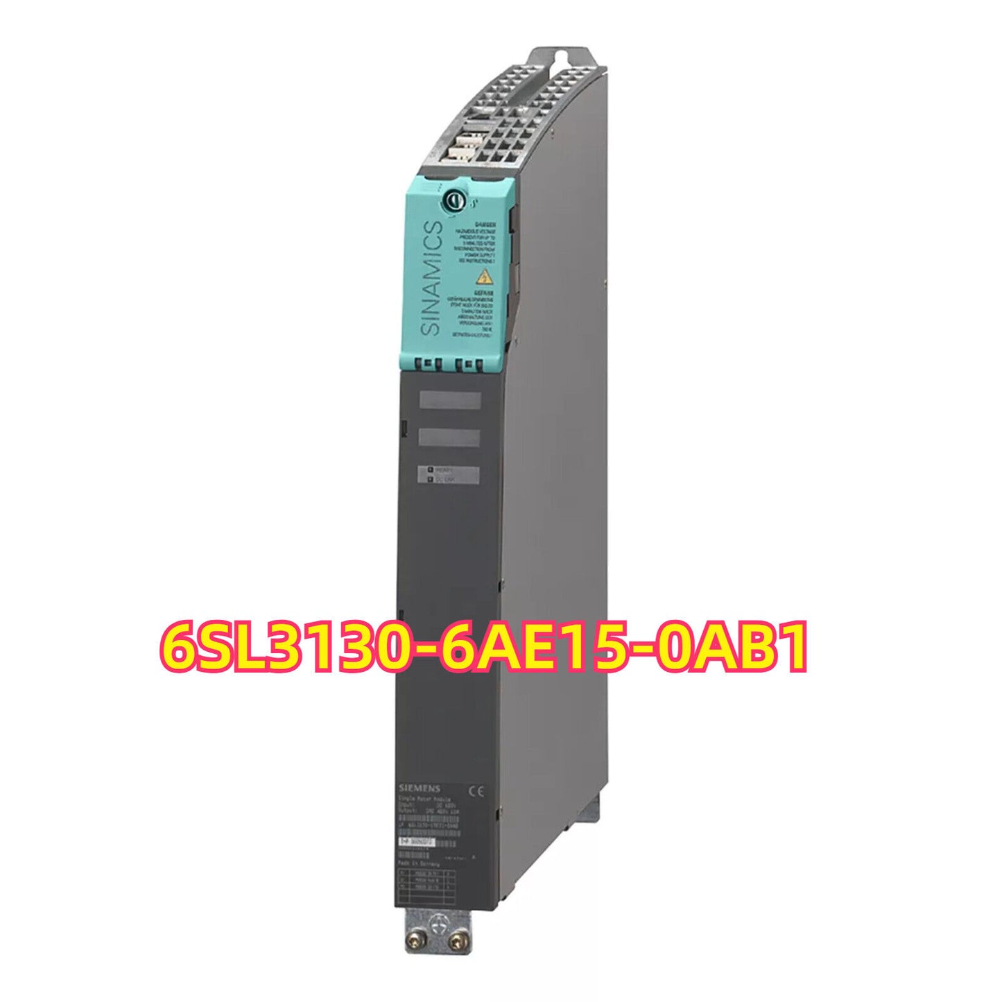 Siemens SINAMICS S120 Single Motor Module 6SL3130-6AE15-0AB1, industrial automation part.