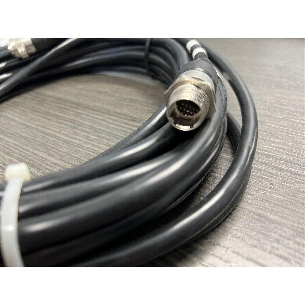 FANUC A05B-2601-H330 teach pendant cable, 10M, black cable with connectors, for industrial automation