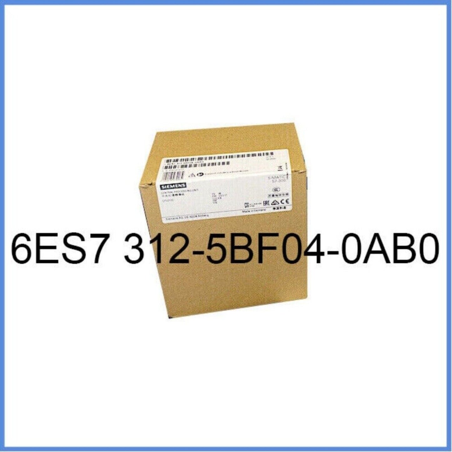 PLC | Siemens | 6ES7 312-5BF04-0AB0 6ES7312-5BF04-0AB0 SIMATIC S7-300 CPU 312C
