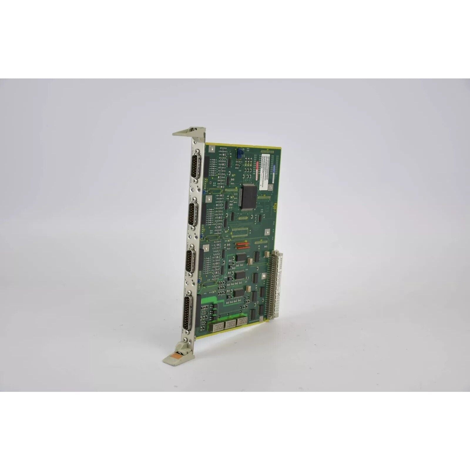 Siemens 6FC5111-0BA01-0AA0 PLC measuring circuit board, green PCB with connectors and components.