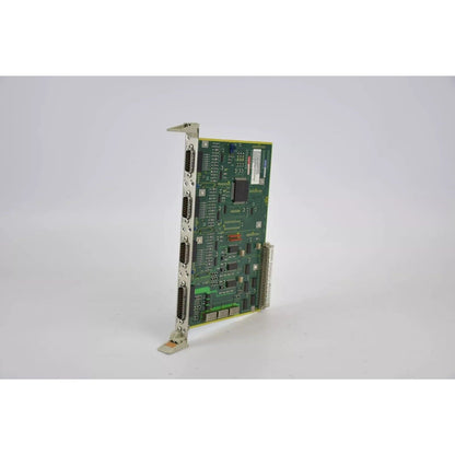 Siemens 6FC5111-0BA01-0AA0 PLC measuring circuit board, green PCB with connectors and components.