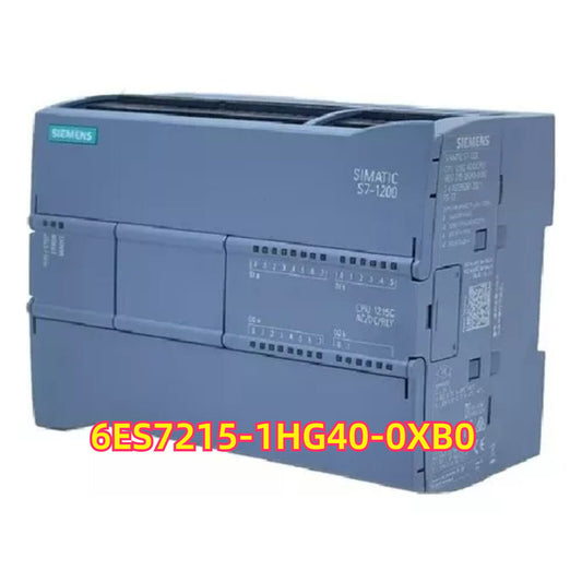 Siemens SIMATIC S7-1200 CPU 1215C, grey industrial automation PLC module, 6ES7215-1HG40-0XB0 model.