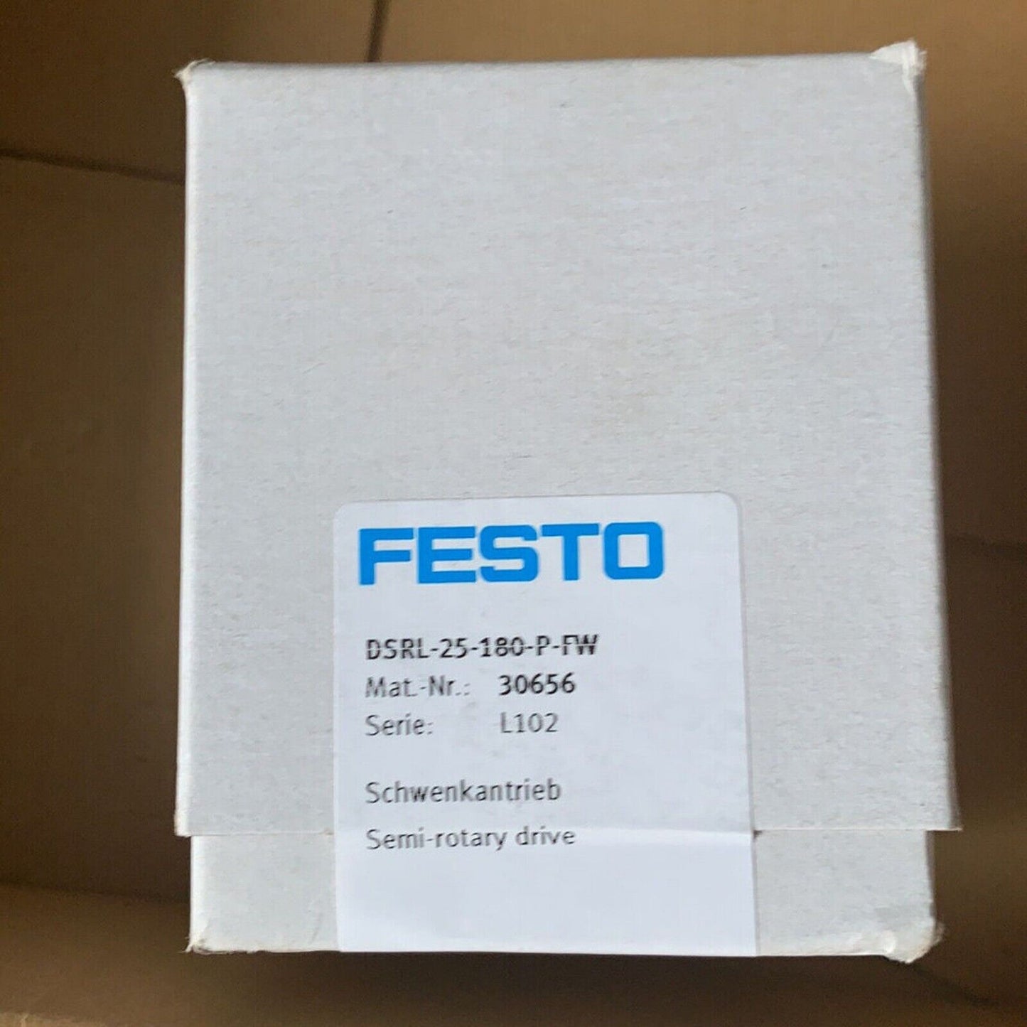 FESTO DSRL-25-180-P-FW Pneumatic Cylinder, Industrial Automation Part