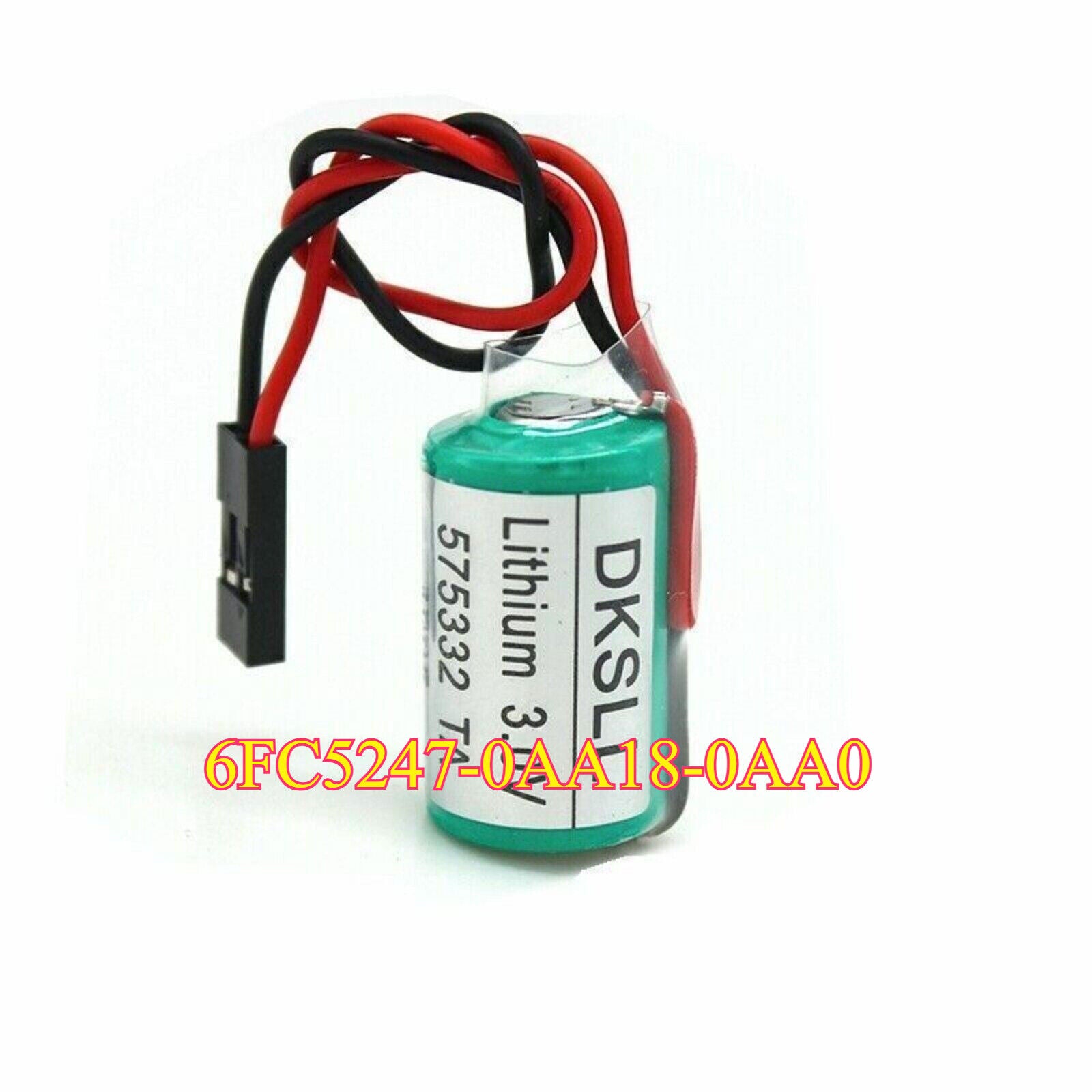 Siemens 6FC5247-0AA18-0AA0 SINUMERIK/SIMOTION battery with connector, 3.7V lithium battery