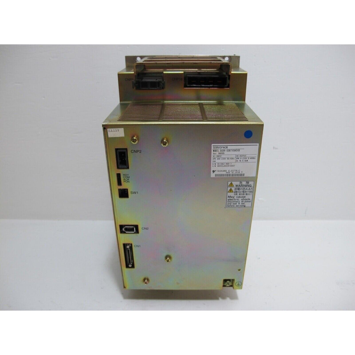 Yaskawa SGDR-SDB710A01B Servopack servo drive, industrial automation part, metallic enclosure, 5.0kW, 28.7A