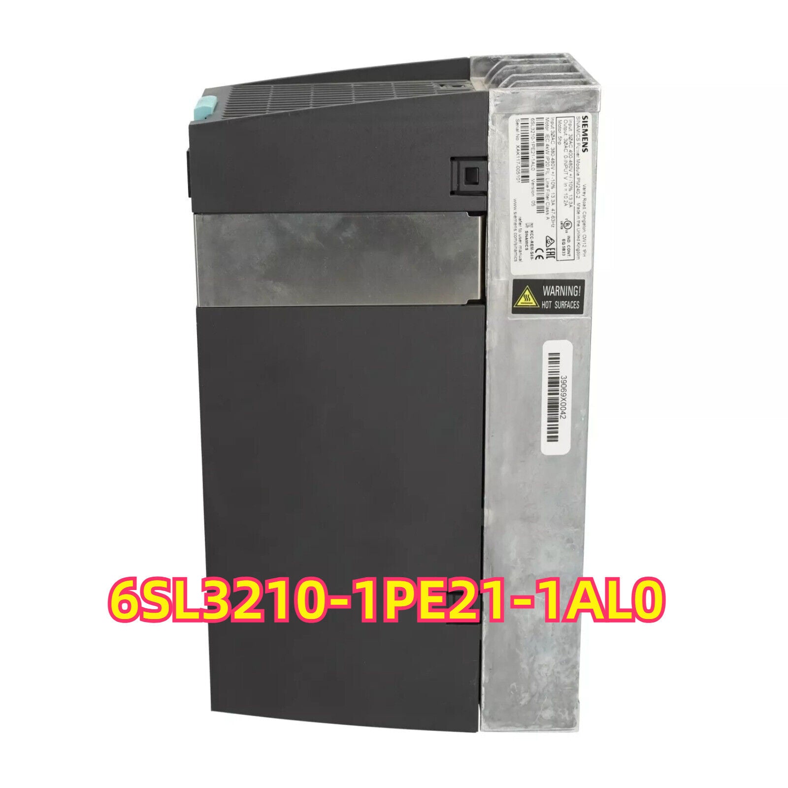 Siemens SINAMICS Power Module PM240-2, model 6SL3210-1PE21-1AL0. Industrial automation part.