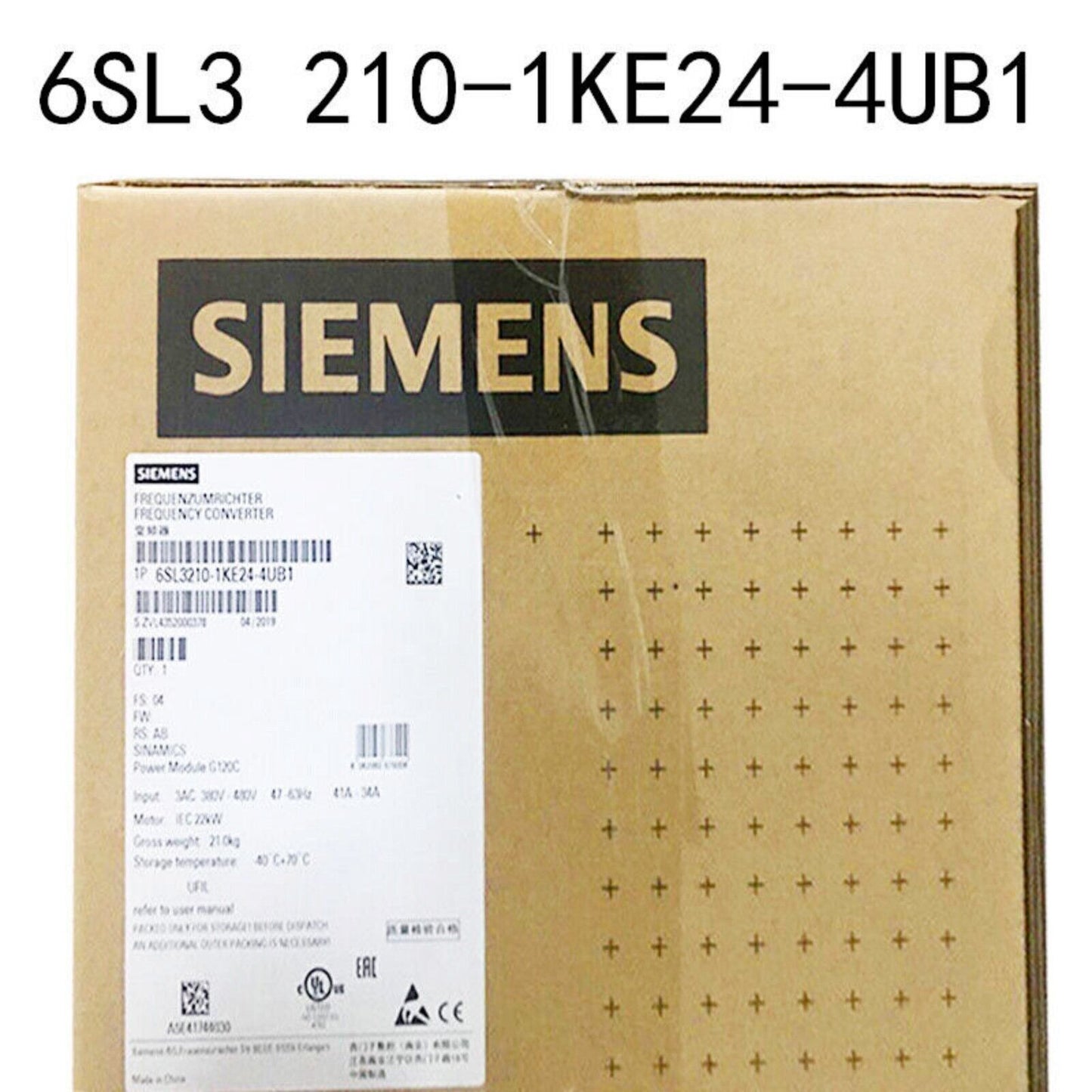 PLC | Siemens | 6SL3 210-1KE24-4UB1 6SL3210-1KE24-4UB1 SINAMICS G120C Inverter