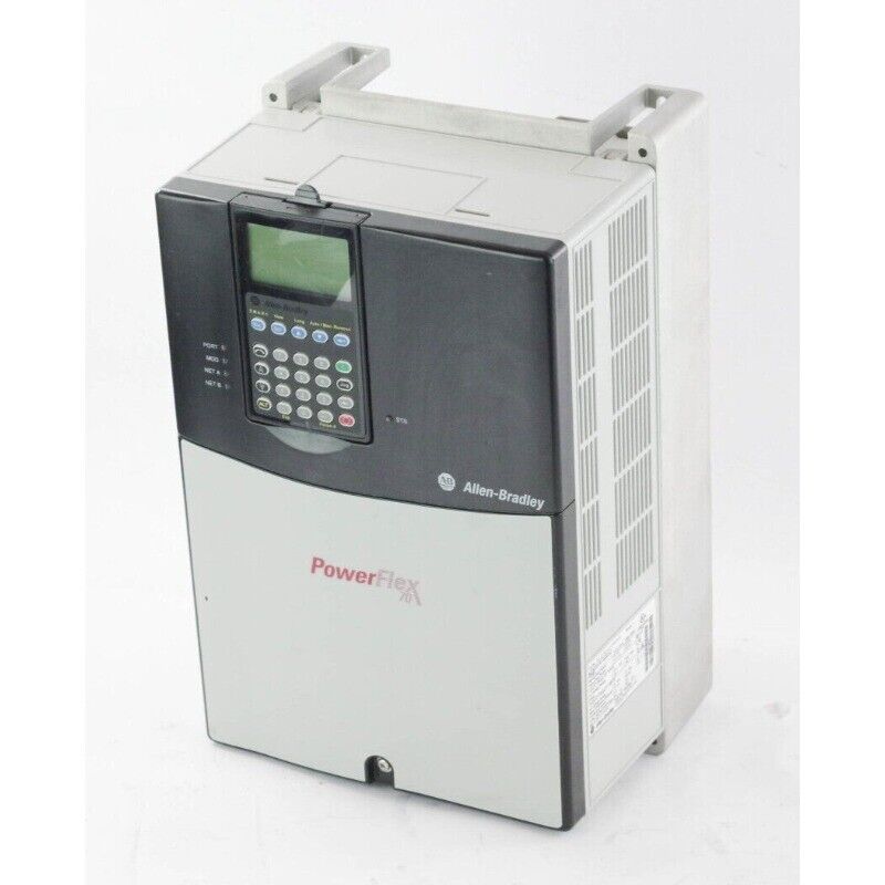 Allen-Bradley PowerFlex 70 AC drive. Features control panel, ideal for industrial motor control.