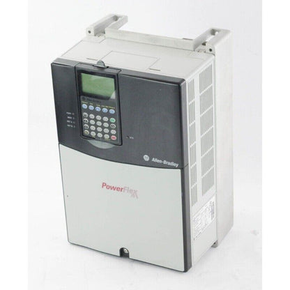 Allen-Bradley PowerFlex 70 AC drive. Features control panel, ideal for industrial motor control.