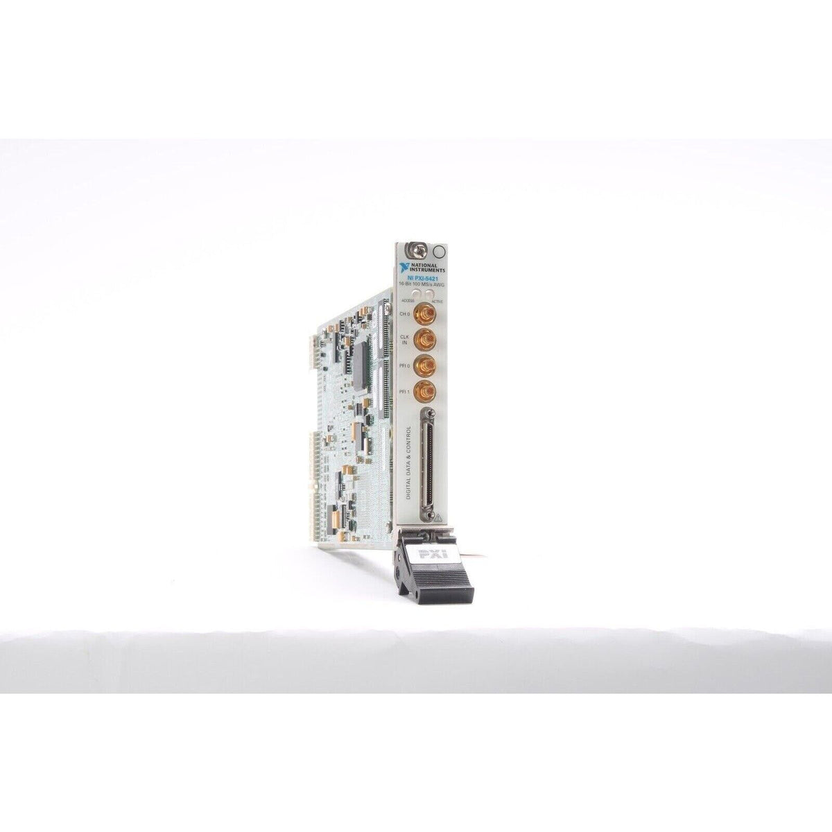 NI PXI-5421 Arbitrary Waveform Generator module with digital data & control for industrial automation.